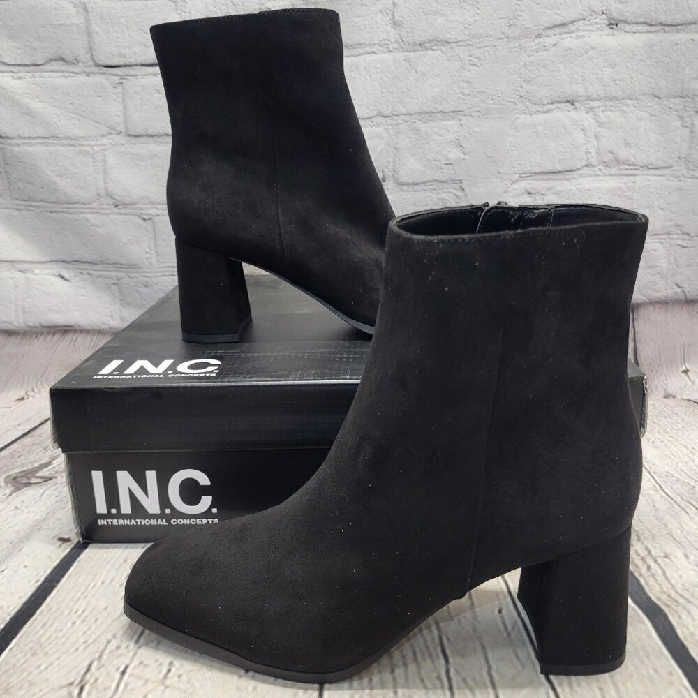 I.N.C. International Concepts Women's Dasha Block-Heel Booties